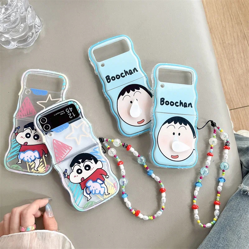Crayons Shinchans can rotate with bracelet Phone Case for Samsung Galaxy Z Flip 4 Hard PC Back Cover for Z Flip 5 Case Case 
Crayons Shinchans can rotate with bracelet Phone Case for Samsung Galaxy Z Flip 4 Hard PC Back Cover for Z Flip 5 Case Case