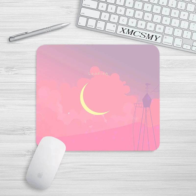 Gaming Mouse Pad Cartoon Pink Moon Small Mousepad Non-Slip Deskmat Keyboard Mat Desk Protector Pc Accessories Anime Mouse Pads
Gaming Mouse Pad Cartoon Pink Moon Small Mousepad Non-Slip Deskmat Keyboard Mat Desk Protector Pc Accessories Anime Mouse Pads