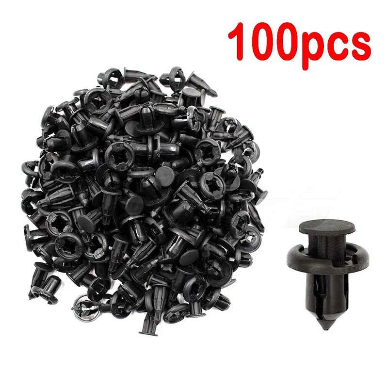 100pcs Rivets Retainer Clips Bumper Hood Fender Splash Guard Retainer Clips Fasteners For Honda FOR Acura Car Accessories
100pcs Rivets Retainer Clips Bumper Hood Fender Splash Guard Retainer Clips Fasteners For Honda FOR Acura Car Accessories