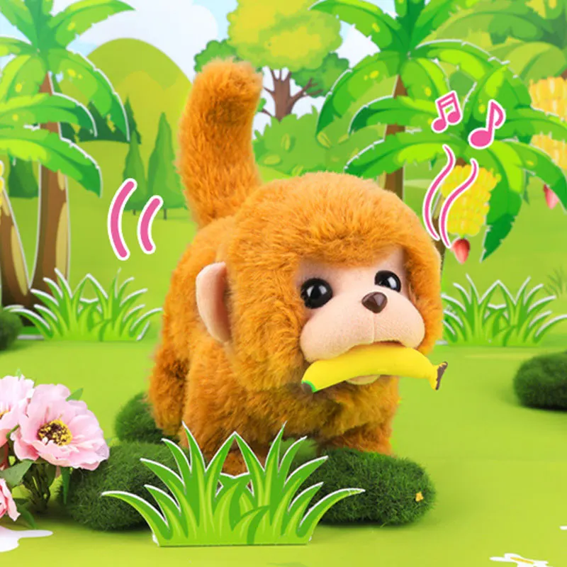 Electronic Plush Monkey Toy Robot Tiger Wag Tail Electric Cute Golden Monkey Walking Running Animal Pet Kids Birthday Gift
Electronic Plush Monkey Toy Robot Tiger Wag Tail Electric Cute Golden Monkey Walking Running Animal Pet Kids Birthday Gift