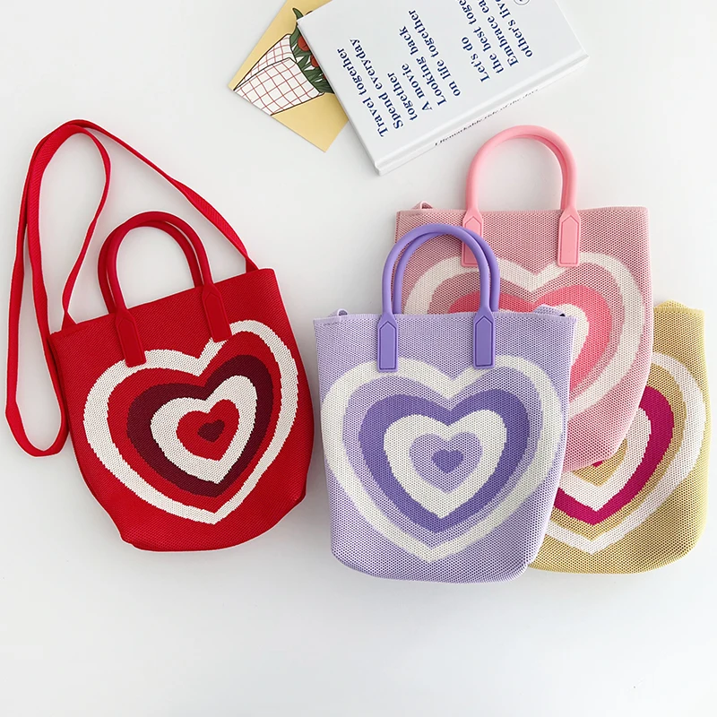 Small Heart Design Bags for Women Weaving Summer Knitted Beach Reticulate Crossbody Shoulder Bag Ladies Square Fashion Handbags
Small Heart Design Bags for Women Weaving Summer Knitted Beach Reticulate Crossbody Shoulder Bag Ladies Square Fashion Handbags