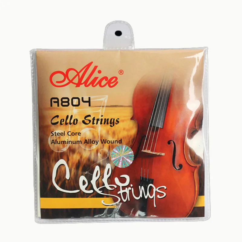 Cello Strings 4 Pcs Set Steel Core Aluminum Alloy Wound Fits 1/2 - 4/4 Size Cello - Alice A803 Cello 4/4 Strings
Cello Strings 4 Pcs Set Steel Core Aluminum Alloy Wound Fits 1/2 - 4/4 Size Cello - Alice A803 Cello 4/4 Strings