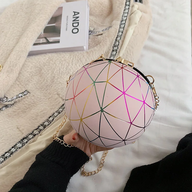 Women Bag Football Circular PU Shoulder Bags Fashion Zipper Pures And Bags Crossbody Euro-America Style Gradients Color
Women Bag Football Circular PU Shoulder Bags Fashion Zipper Pures And Bags Crossbody Euro-America Style Gradients Color