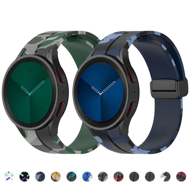 Silicone Strap for Samsung Watch 6/5/4 40 44mm Watch 5Pro 45mm Band Magnetic Buckle for Galaxy Watch 6 Classic 43 47mm 4 42 46mm
Silicone Strap for Samsung Watch 6/5/4 40 44mm Watch 5Pro 45mm Band Magnetic Buckle for Galaxy Watch 6 Classic 43 47mm 4 42 46mm