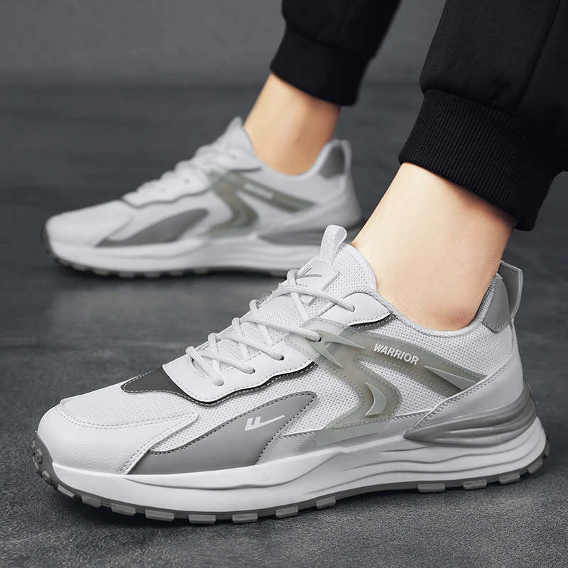 Кроссовки мужские на шнуровке, дышащие удобные сникерсы, плоская подошва, спортивная обувь для бега, на осень, 2023 
Кроссовки мужские на шнуровке, дышащие удобные сникерсы, плоская подошва, спортивная обувь для бега, на осень, 2023