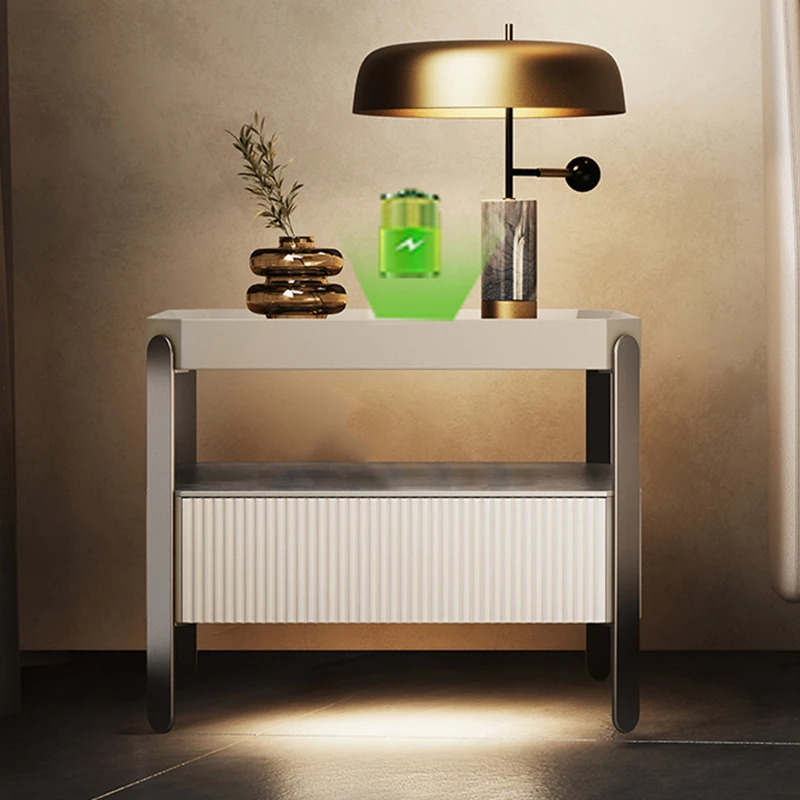 Modern Unique Console Nightstands Smart Mirror Vanity Nightstand Drawers Bedroom Trendy Chest Mesitas De Noche Furniture WJ30XP
Modern Unique Console Nightstands Smart Mirror Vanity Nightstand Drawers Bedroom Trendy Chest Mesitas De Noche Furniture WJ30XP