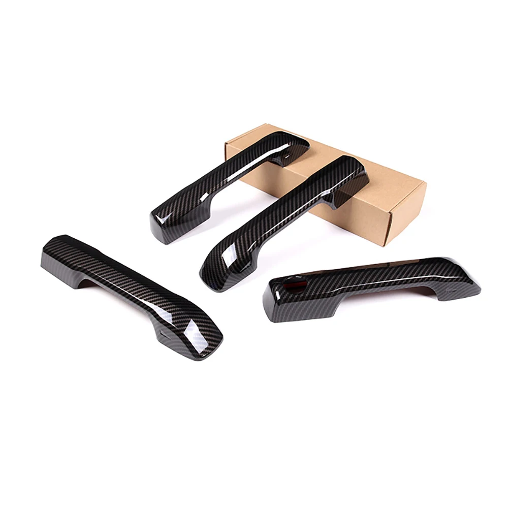 4pcs Black ABS Carbon Fiber Car Side Door Handle Cover Sticker Trim Decoration For Toyota Tundra 2022-2023 Exterior Accessories
4pcs Black ABS Carbon Fiber Car Side Door Handle Cover Sticker Trim Decoration For Toyota Tundra 2022-2023 Exterior Accessories