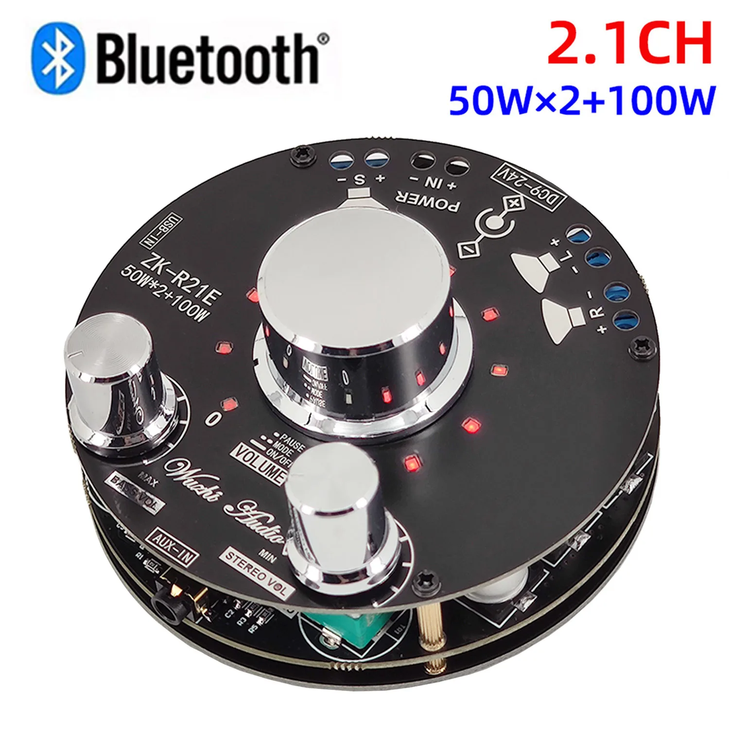 Мини аудио HiFi Bluetooth 5,0 стерео усилитель мощности Tpa3116 цифровой Amp 2.1CH 50 Вт * 2 + 100 Вт Домашнее аудио с басами и управлением высокими частотами
Мини аудио HiFi Bluetooth 5,0 стерео усилитель мощности Tpa3116 цифровой Amp 2.1CH 50 Вт * 2 + 100 Вт Домашнее аудио с басами и управлением высокими частотами