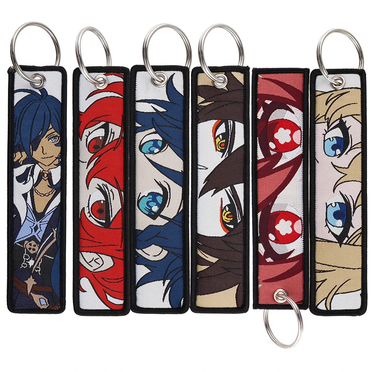 Genshin Impact Cute Embroidery Key Fobs Key Tag Motorcycles Cars Backpack Chaveiro Keychain Fashion Key Ring For Friends Gifts
Genshin Impact Cute Embroidery Key Fobs Key Tag Motorcycles Cars Backpack Chaveiro Keychain Fashion Key Ring For Friends Gifts