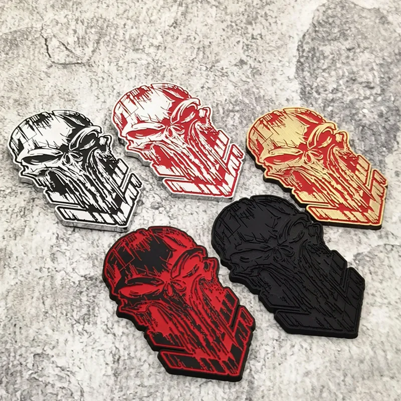New punisher body stickers stereo skull metal punisher car stickers decorative stickers 3D metal ghost head logo.
New punisher body stickers stereo skull metal punisher car stickers decorative stickers 3D metal ghost head logo.