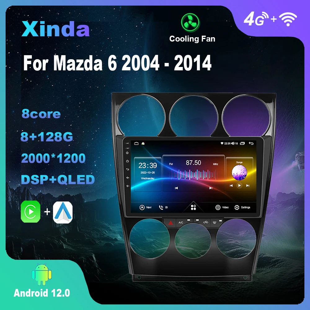 Android 12,0 для Mazda 6 2004 - 2014 мультимедийный плеер Авто радио GPS Carplay 4G WiFi DSP Bluetooth
Android 12,0 для Mazda 6 2004 - 2014 мультимедийный плеер Авто радио GPS Carplay 4G WiFi DSP Bluetooth