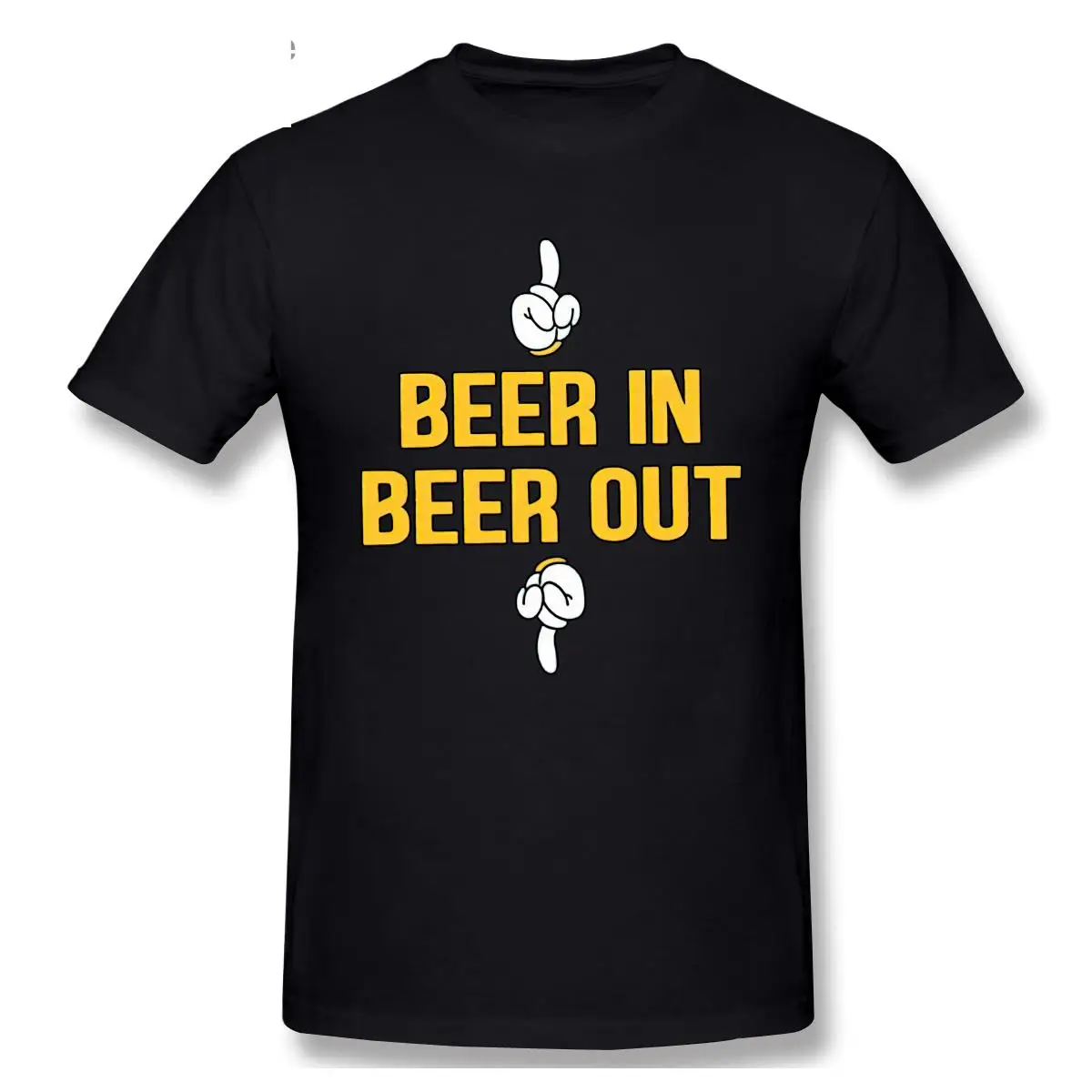 Beer In Beer Out Funny Hand T-Shirt Beer Lover T Shirt 100% Cotton Round Neck Premium Camiseta
Beer In Beer Out Funny Hand T-Shirt Beer Lover T Shirt 100% Cotton Round Neck Premium Camiseta