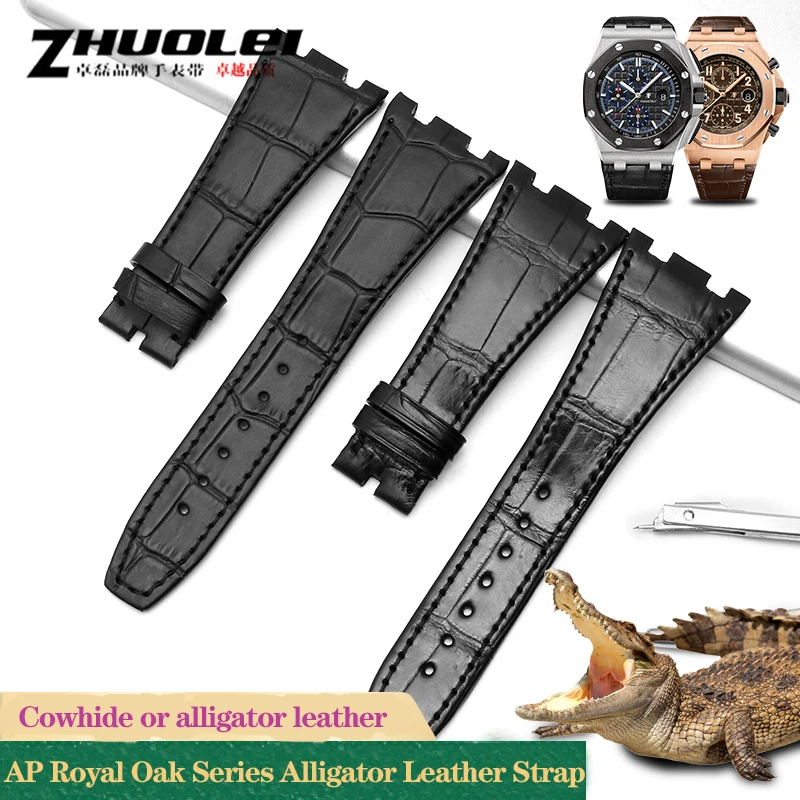 Ремешок из крокодиловой кожи для наручных часов AP Watch Band 15400 15703 26470SO
Ремешок из крокодиловой кожи для наручных часов AP Watch Band 15400 15703 26470SO