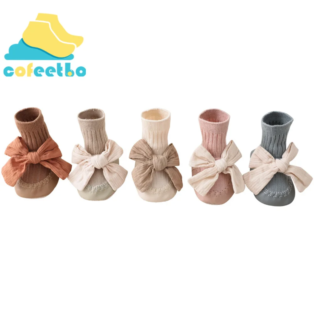 Knotted Bow Baby Floor Socks Anti Slip Soft Cotton for Newborn Infant Toddler Autumn Winter Breathable Skin Friendly Lovely Kids
Knotted Bow Baby Floor Socks Anti Slip Soft Cotton for Newborn Infant Toddler Autumn Winter Breathable Skin Friendly Lovely Kids