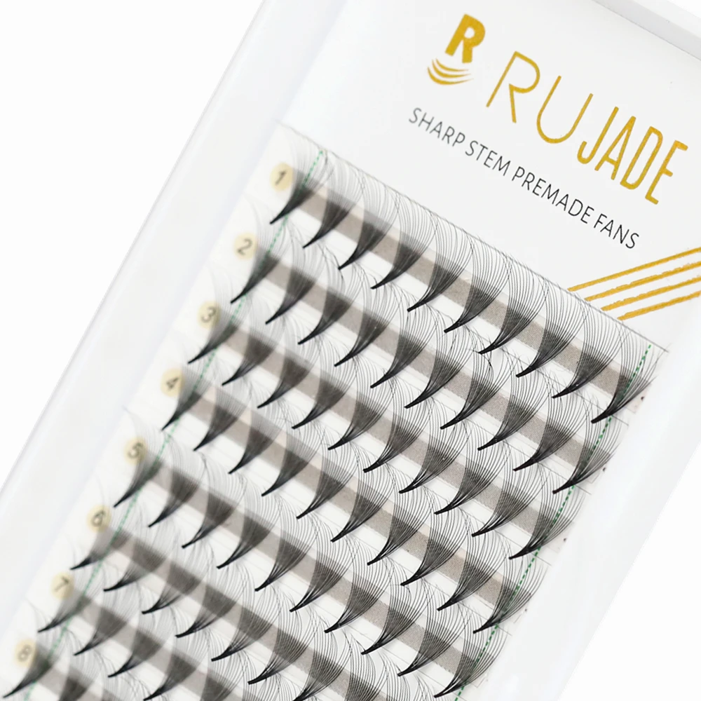 RUJADE Sharp Narrow Stem Premade Volume Fans Lash 3D 5D 6D 8D 10D Thin Pointy Base Slim Root Russia Volume Eyelash Extension Fan
RUJADE Sharp Narrow Stem Premade Volume Fans Lash 3D 5D 6D 8D 10D Thin Pointy Base Slim Root Russia Volume Eyelash Extension Fan