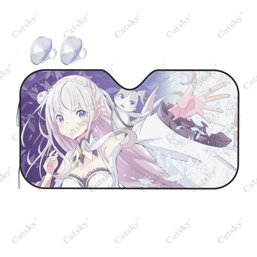 Аниме солнцезащитный козырек для лобового стекла автомобиля Emilia Re Zero, передний автомобильный солнцезащитный козырек для лобового стекла, защита от УФ-лучей
Аниме солнцезащитный козырек для лобового стекла автомобиля Emilia Re Zero, передний автомобильный солнцезащитный козырек для лобового стекла, защита от УФ-лучей
