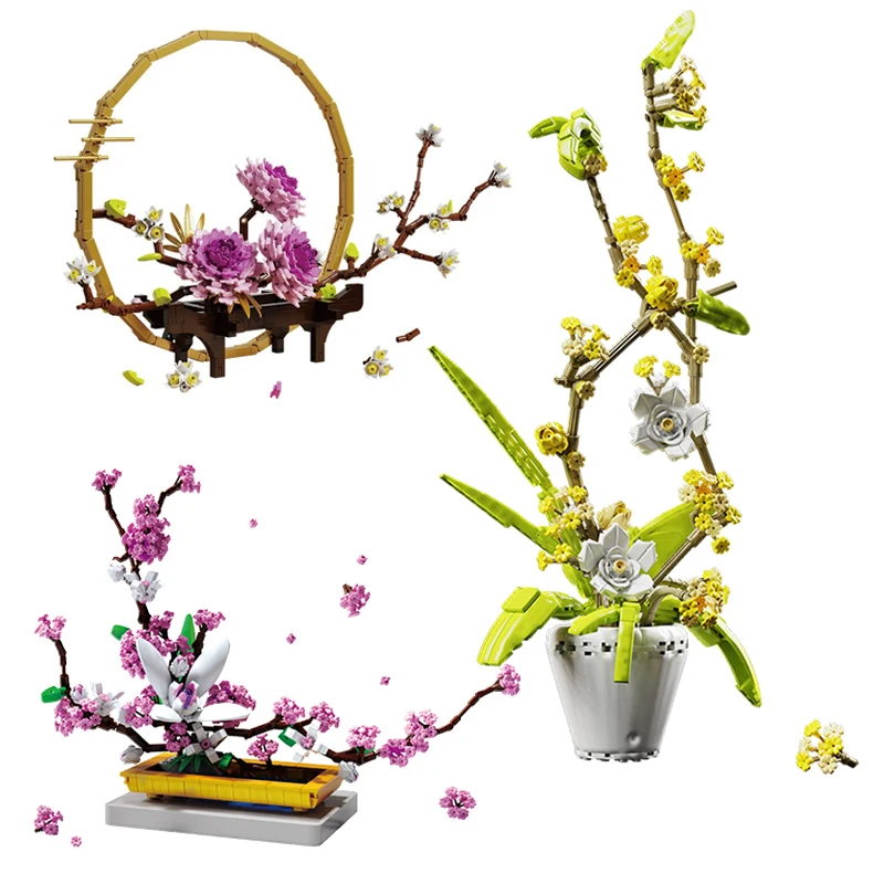 Creative Eternal Flower Lilac Orchid Model Building Block DIY Phalaenopsis Bouquets Plants Home Decoration Brick For Girls Gifts
Creative Eternal Flower Lilac Orchid Model Building Block DIY Phalaenopsis Bouquets Plants Home Decoration Brick For Girls Gifts