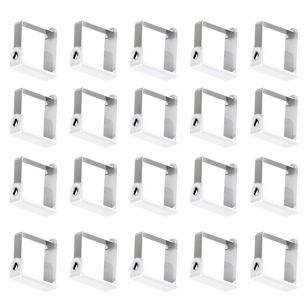 20pcs Stainless Steel Tablecloth Clips Tablecloth Retaining Clamp Table Cloth Anti-slip Clamps (White)
20pcs Stainless Steel Tablecloth Clips Tablecloth Retaining Clamp Table Cloth Anti-slip Clamps (White)