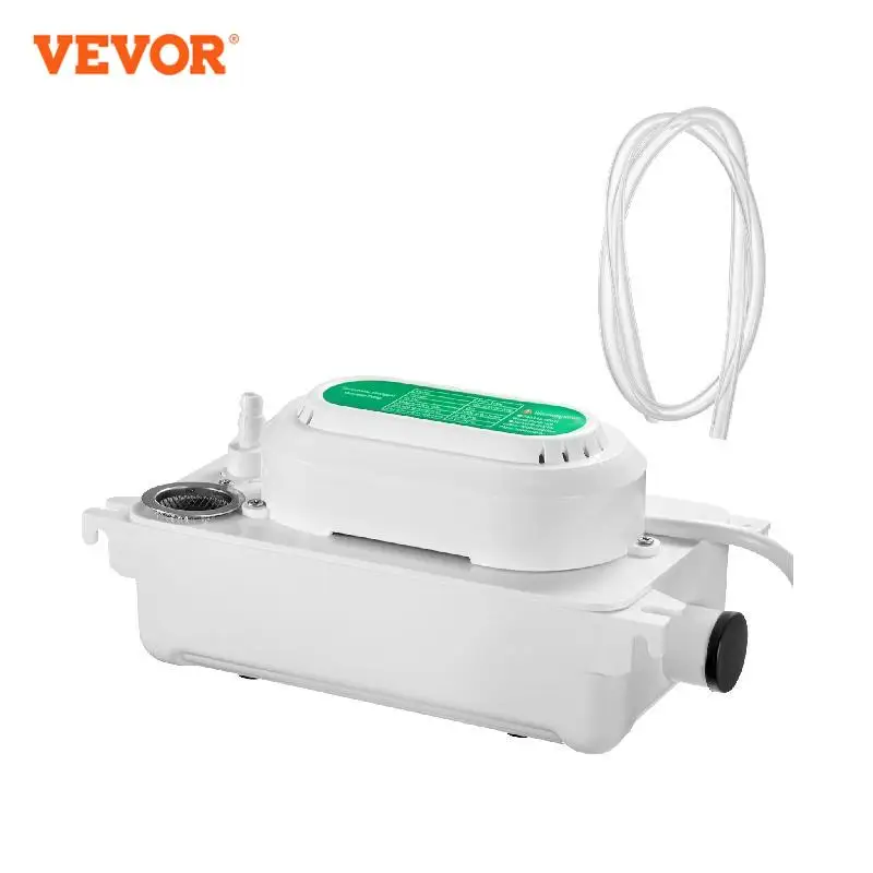 VEVOR Automatic Condensate Removal Pump 100L/H W/ 0.6L Tank Ice Machines Air Conditioning Ultra-Quiet Drainage Pump 2M Lift 110V
VEVOR Automatic Condensate Removal Pump 100L/H W/ 0.6L Tank Ice Machines Air Conditioning Ultra-Quiet Drainage Pump 2M Lift 110V