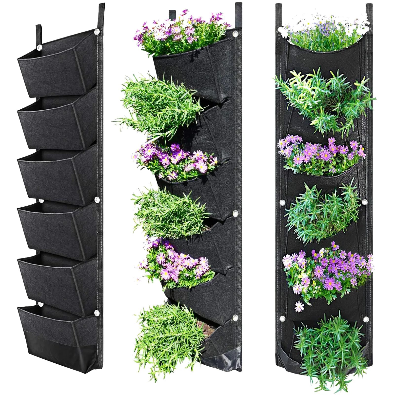 Hanging Fabric Germination Pot Grow-bag Growth Wall Planters Garden Planter Patio Lawn & Garden Fall Grass Trays for Starting
Hanging Fabric Germination Pot Grow-bag Growth Wall Planters Garden Planter Patio Lawn & Garden Fall Grass Trays for Starting