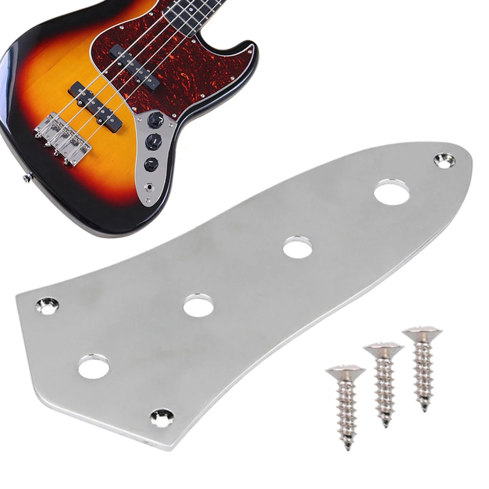 4 Holes Metal Bass Control Plate With Screws For Jazz Bass Replacement Parts High Quality Loaded Electric Bass Accessory
4 Holes Metal Bass Control Plate With Screws For Jazz Bass Replacement Parts High Quality Loaded Electric Bass Accessory