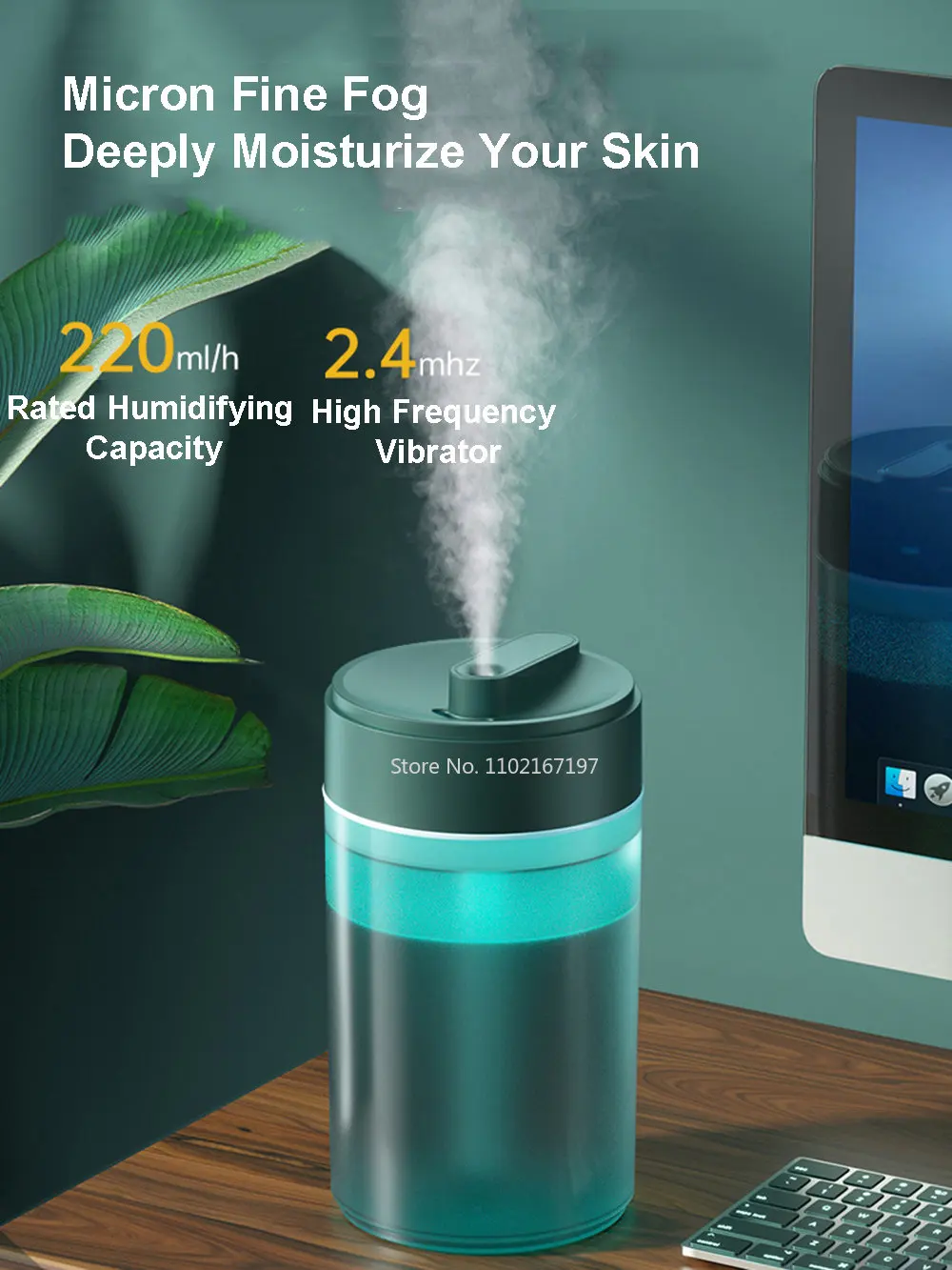 1.5L High-capacity Mini Air Humidifier Aroma Essential Oil Diffuser For Home Car Ultrasonic Mist Maker With Night Lamp Diffuser
1.5L High-capacity Mini Air Humidifier Aroma Essential Oil Diffuser For Home Car Ultrasonic Mist Maker With Night Lamp Diffuser