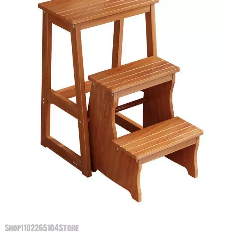 Solid Wood Folding Ladder Stool Multifunctional Household Ladder Indoor Three-step Climbing Stool Dual Use Stair Chair Pedal
Solid Wood Folding Ladder Stool Multifunctional Household Ladder Indoor Three-step Climbing Stool Dual Use Stair Chair Pedal