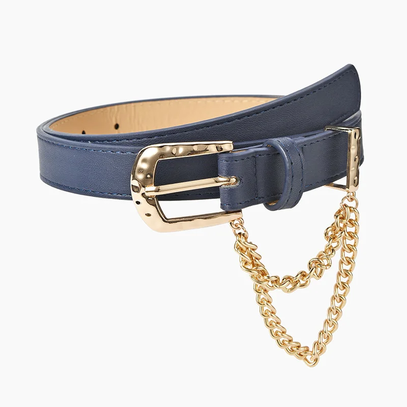 2021 personalized inlaid double chain pin buckle belt women fashion multicolor decorative Jeans Dress Belt women
2021 personalized inlaid double chain pin buckle belt women fashion multicolor decorative Jeans Dress Belt women