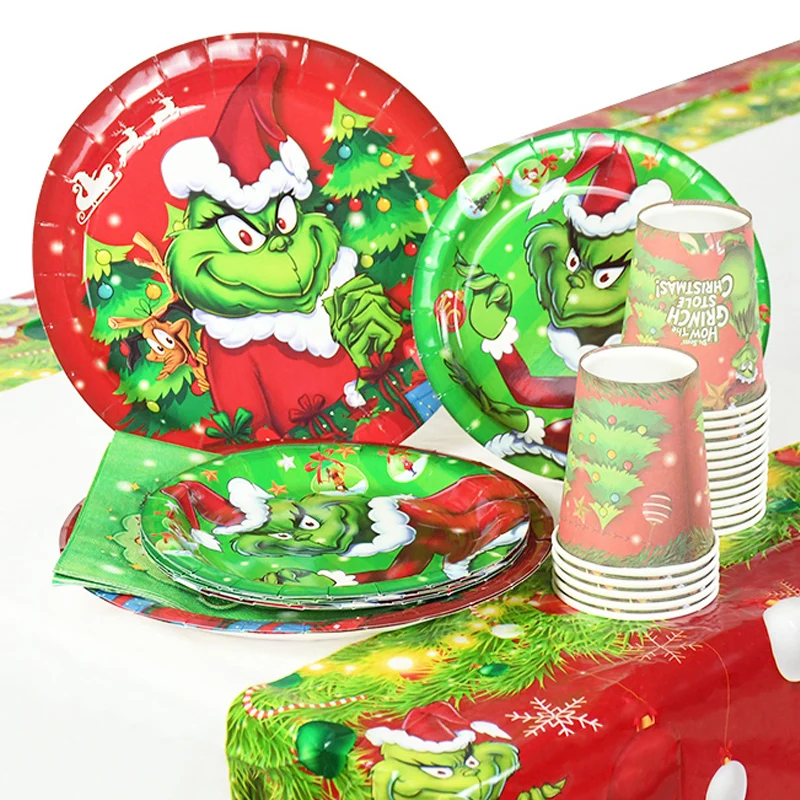 Green Hair Monster Theme Party Disposable Tableware Set Paper Plates Napkins Cups Christmas Decorations For Home Xmas Cutlery
Green Hair Monster Theme Party Disposable Tableware Set Paper Plates Napkins Cups Christmas Decorations For Home Xmas Cutlery