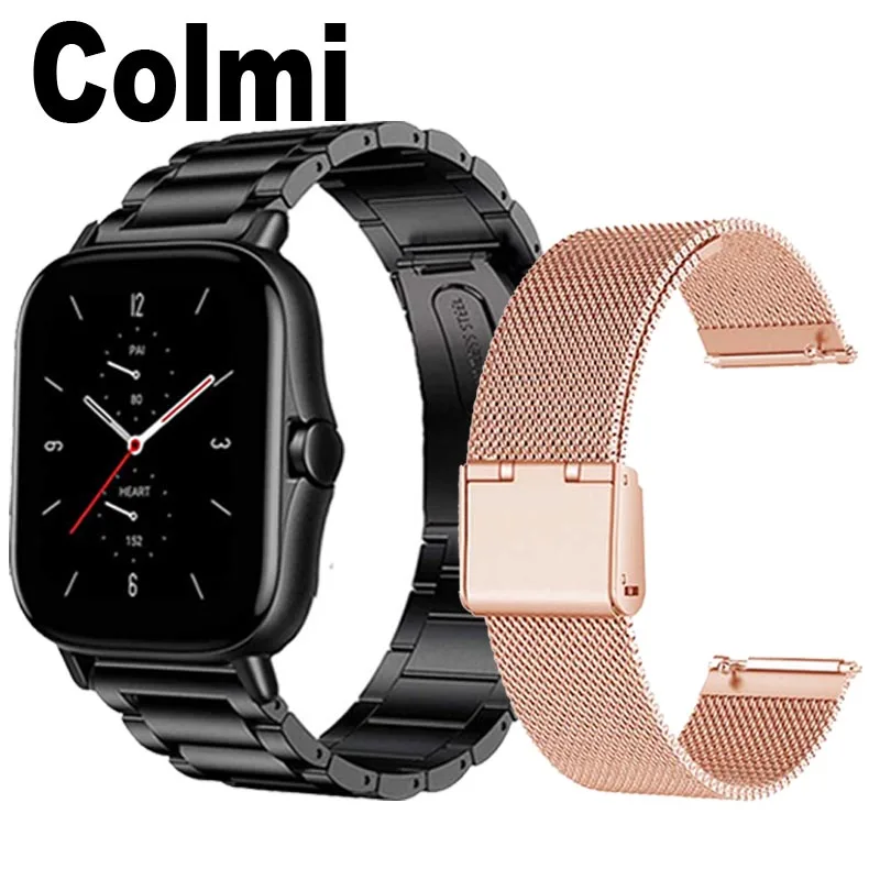 Stainless Steel Watch Band For Colmi P8 Max/Plus/BR/Mix Watch Strap Colmi P12/Sky 8/7 C60/C61 Bracelet Leather Wristband
Stainless Steel Watch Band For Colmi P8 Max/Plus/BR/Mix Watch Strap Colmi P12/Sky 8/7 C60/C61 Bracelet Leather Wristband