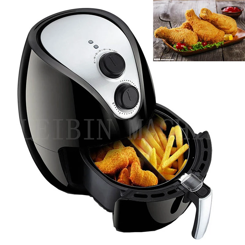 1250W Household Smokeless Air Electric Fryer 4L Large Capacity Without Oil Electric Deep Fryer French Fries Machine
1250W Household Smokeless Air Electric Fryer 4L Large Capacity Without Oil Electric Deep Fryer French Fries Machine