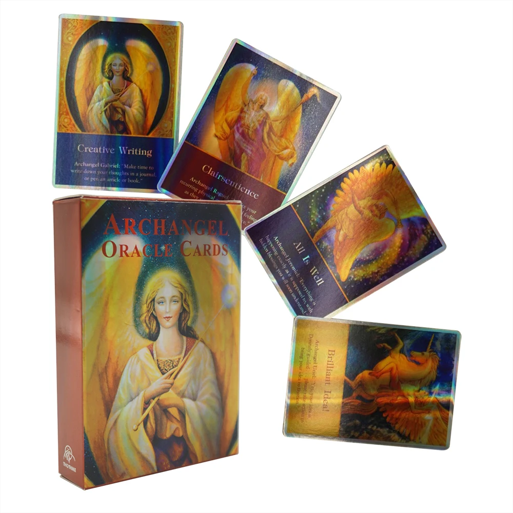 Archangel Shining Holographic Tarot Cards Deck with PDF Guidebook for Beginners Guidance Divination Cards Board Games Astrology
Archangel Shining Holographic Tarot Cards Deck with PDF Guidebook for Beginners Guidance Divination Cards Board Games Astrology