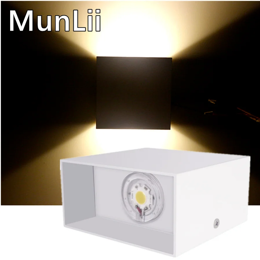 LED Modern Square 6W Indoor Wall Lamp Aluminum Sconce Home Lighting Bedroom Living Room Aisle Decorate Wall Light AC85-265V
LED Modern Square 6W Indoor Wall Lamp Aluminum Sconce Home Lighting Bedroom Living Room Aisle Decorate Wall Light AC85-265V