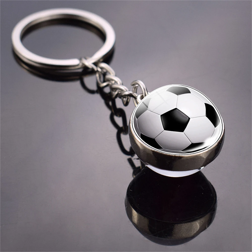 Sports Football Keychain For Women Men Basketball Volleyball Billiards Tennis Glass Ball Key Chains Keyrings Accessories Gift
Sports Football Keychain For Women Men Basketball Volleyball Billiards Tennis Glass Ball Key Chains Keyrings Accessories Gift