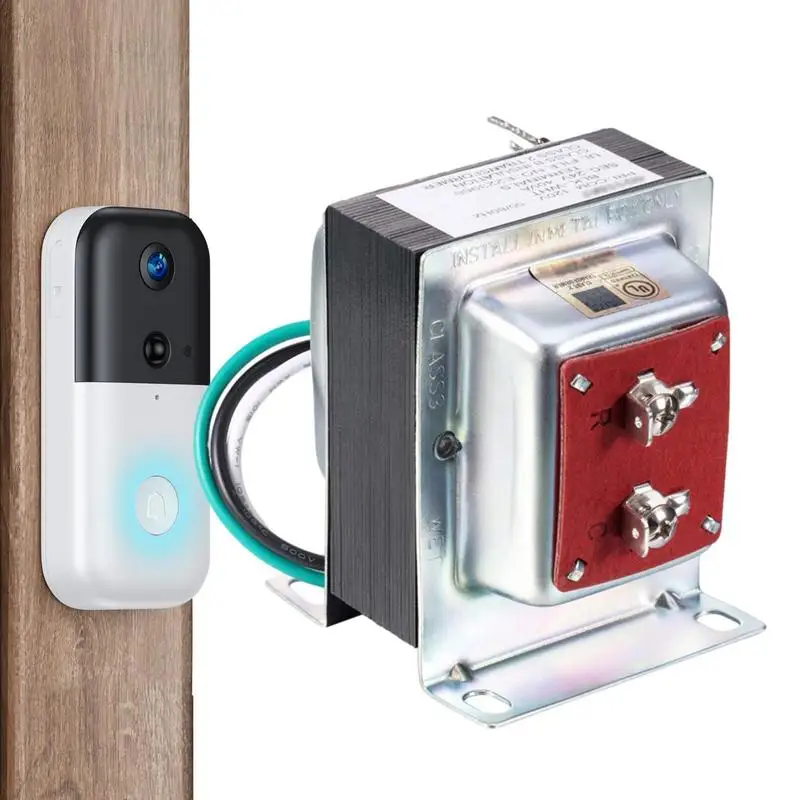 Video Doorbell 16V 30VA Hardwired Door Chime Universal Safety Protection Thermostat Power Adapter For Home Appliances
Video Doorbell 16V 30VA Hardwired Door Chime Universal Safety Protection Thermostat Power Adapter For Home Appliances