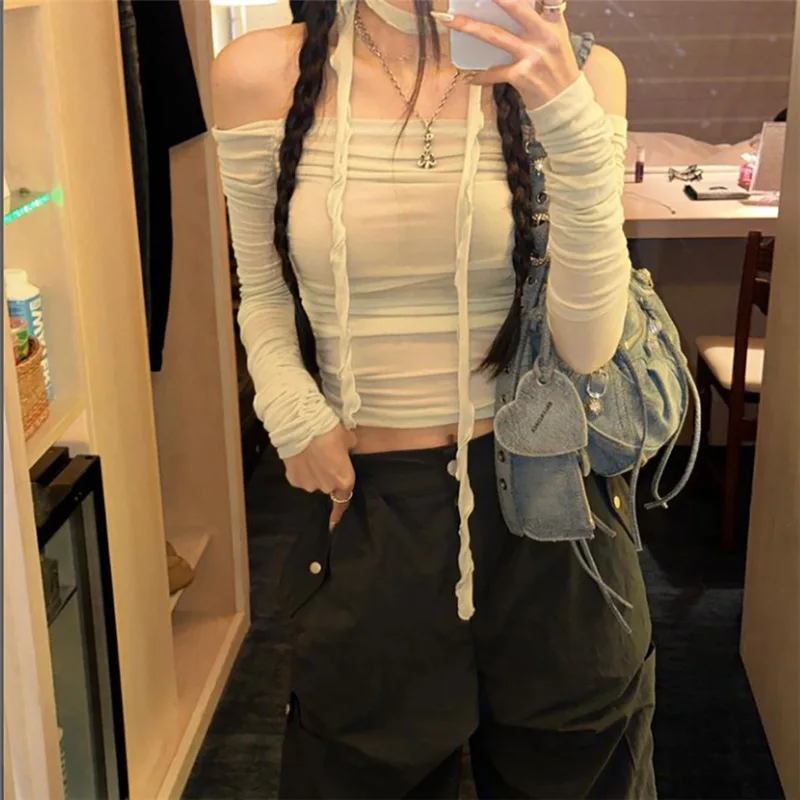 High Quality 2023 Wome Street Backless T-shirt Female Spring Summer Sexy Crop Tops Clothes Bodysuit Fashion Tees Girl Y2k Goth
High Quality 2023 Wome Street Backless T-shirt Female Spring Summer Sexy Crop Tops Clothes Bodysuit Fashion Tees Girl Y2k Goth
