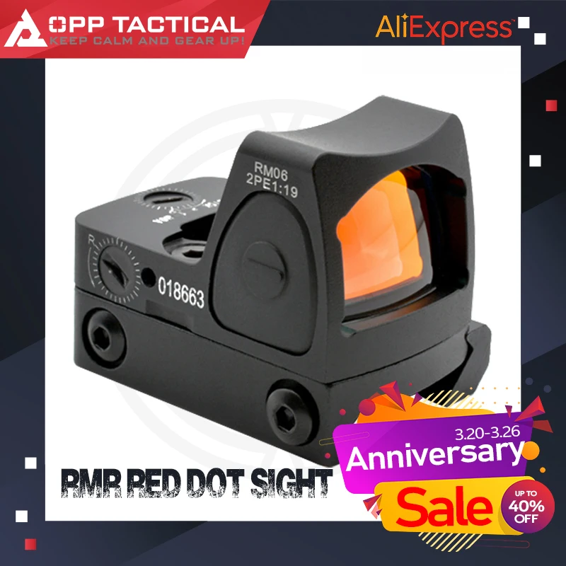 Тактический рефлекторный прицел Red Dot RMR типа RM06 / RM06-HRS / RM07 подходит для 20 мм рельса Вивера Пикатинни для охоты страйкбольной винтовки и пистолета
Тактический рефлекторный прицел Red Dot RMR типа RM06 / RM06-HRS / RM07 подходит для 20 мм рельса Вивера Пикатинни для охоты страйкбольной винтовки и пистолета