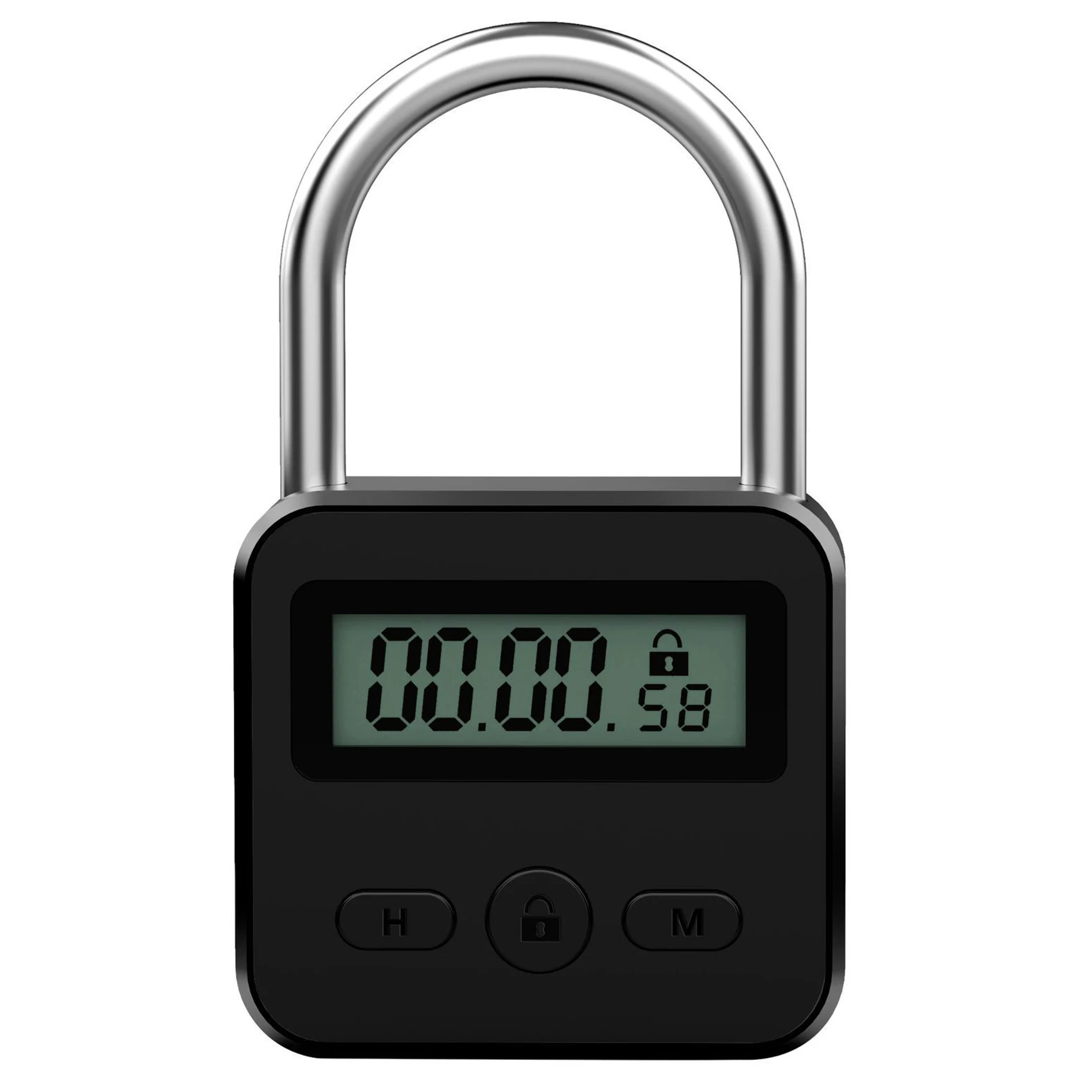 Metal Timer Lock LCD Display Multi-Function Electronic Time 99 Hours Max Timing USB Rechargeable Timer Padlock,Black
Metal Timer Lock LCD Display Multi-Function Electronic Time 99 Hours Max Timing USB Rechargeable Timer Padlock,Black