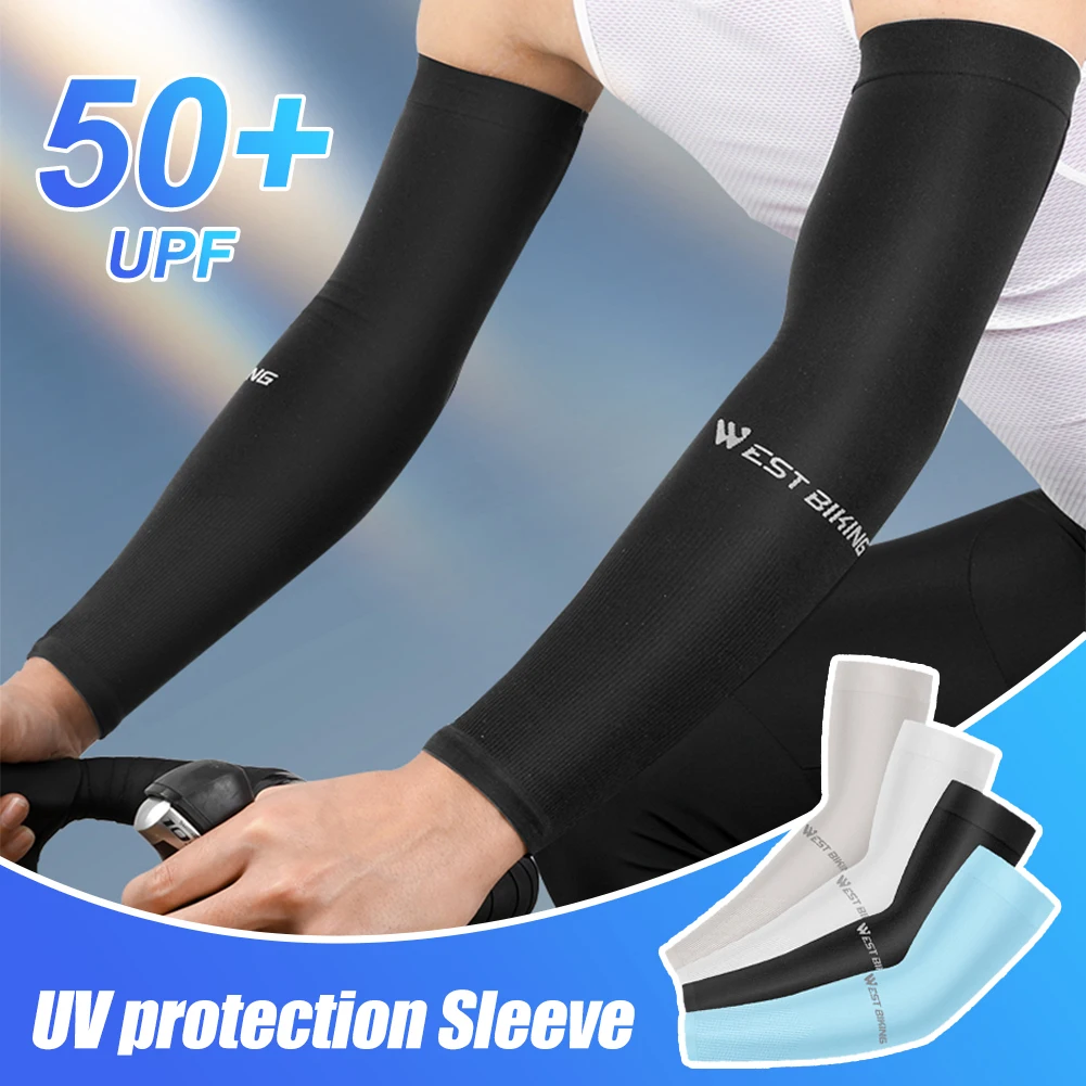 UPF50+ Ice Silk Cycling Arm Sleeves Anti-UV Breathable Sunscreen Sleeve Unisex for MTB Road Bikes Fitness Cycling Outdoor Sports
UPF50+ Ice Silk Cycling Arm Sleeves Anti-UV Breathable Sunscreen Sleeve Unisex for MTB Road Bikes Fitness Cycling Outdoor Sports