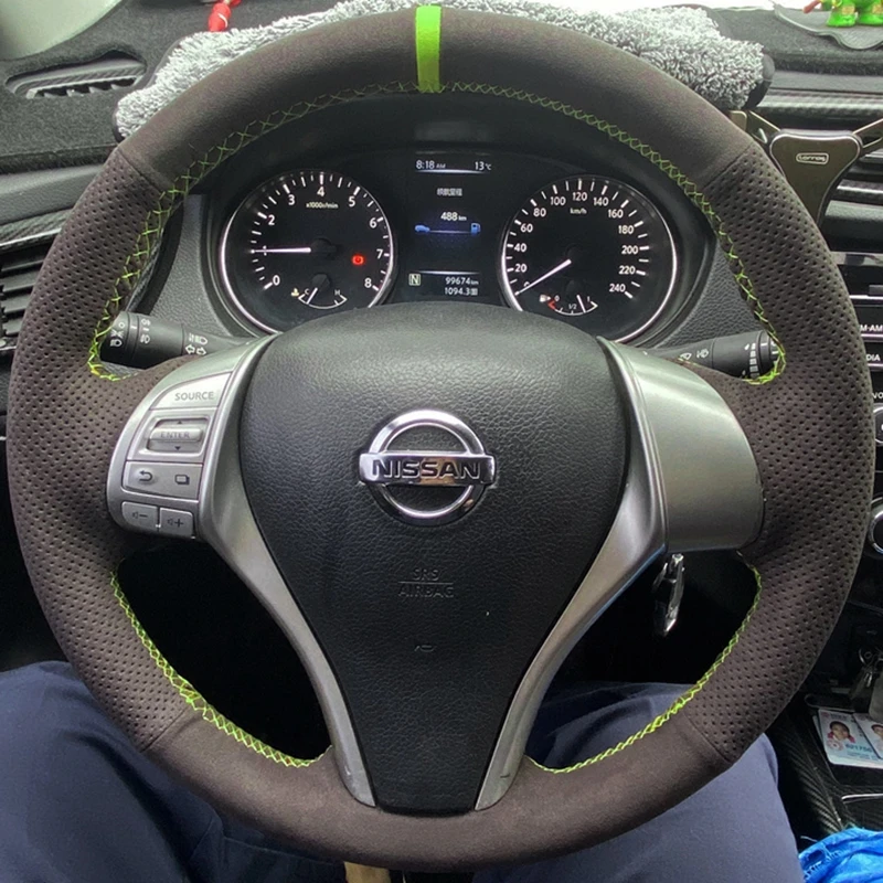 Оплетка на руль автомобиля под заказ, мягкая замша 100%, подходит для Nissan Teana Altima 2013-2016 X-Trail QASHQAI Rogue 2014 2015 2016
Оплетка на руль автомобиля под заказ, мягкая замша 100%, подходит для Nissan Teana Altima 2013-2016 X-Trail QASHQAI Rogue 2014 2015 2016