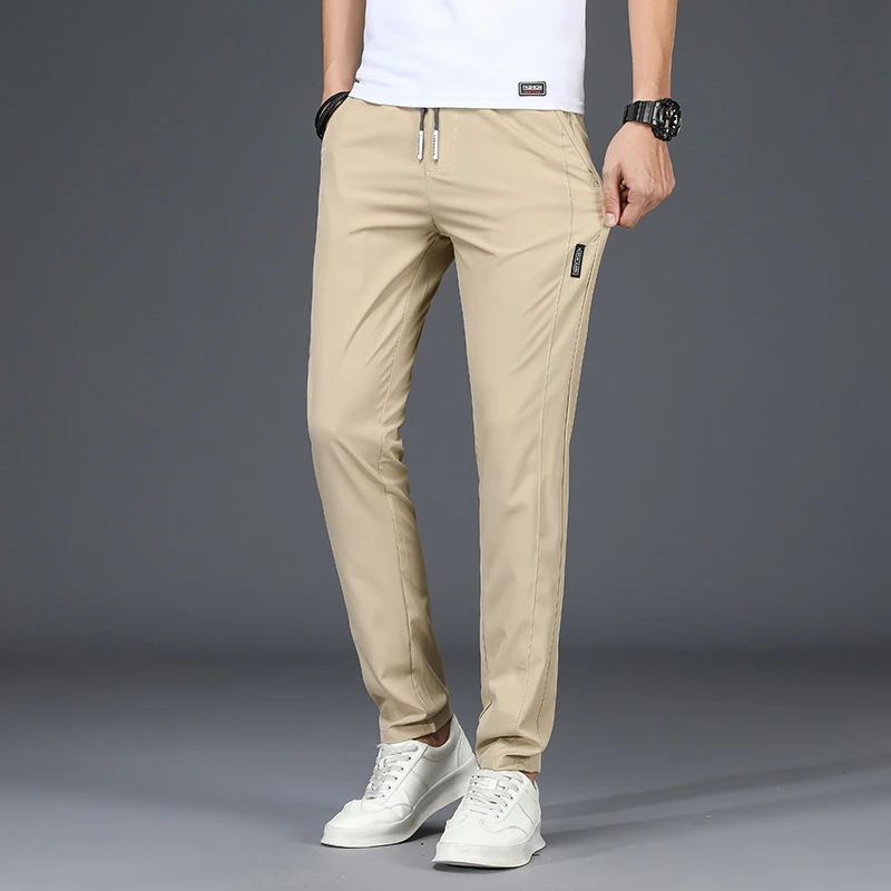 Summer Korean Style Thin and Cool Solid Men's Straight Pants Men Slim Casual Trousers Fashion Men's Clothing 1062
Summer Korean Style Thin and Cool Solid Men's Straight Pants Men Slim Casual Trousers Fashion Men's Clothing 1062