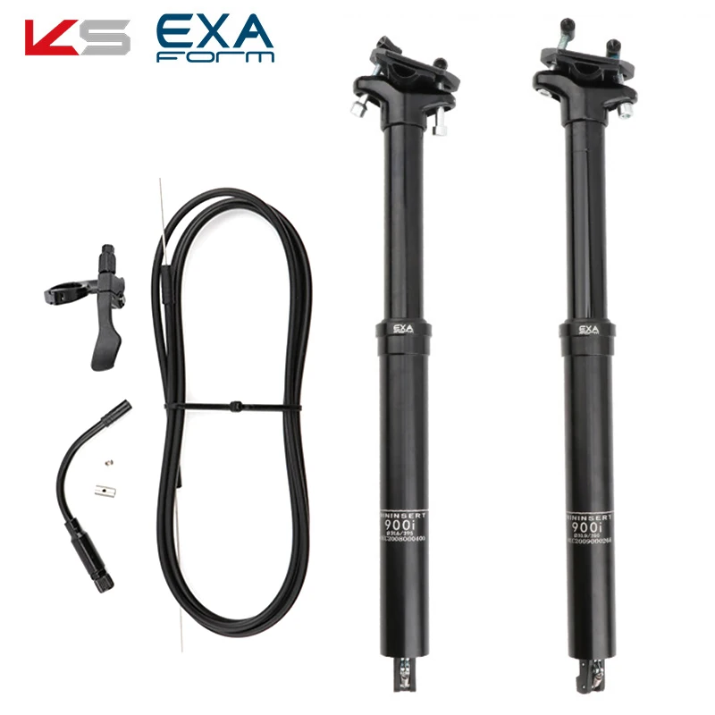 Kindshock KS EXA FORM 900i Height Adjustable Seatpost Dropper Post Bike MTB Internal Routing 30.9 / 31.6 395mm Remote Seat Post 
Kindshock KS EXA FORM 900i Height Adjustable Seatpost Dropper Post Bike MTB Internal Routing 30.9 / 31.6 395mm Remote Seat Post