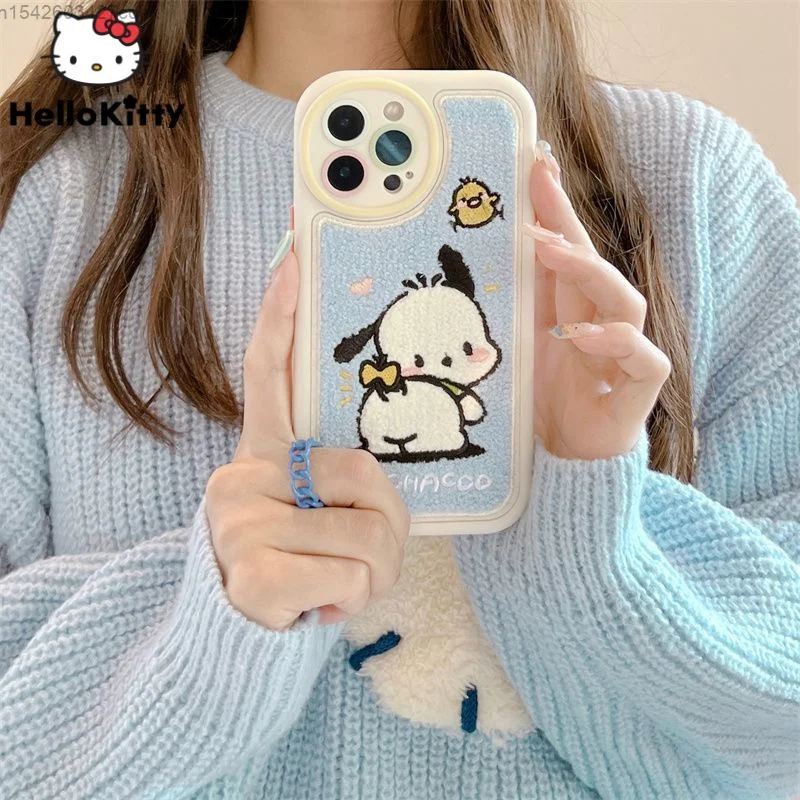 Sanrio Pochacco IPhone Case Luxury Design Embroidery Cover Iphone 14 Plus 11 12 13 Pro Max Case Korean Fashion Protective Case
Sanrio Pochacco IPhone Case Luxury Design Embroidery Cover Iphone 14 Plus 11 12 13 Pro Max Case Korean Fashion Protective Case