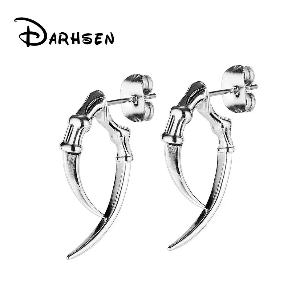 DARHSEN Unisex Punk Women Men Stud Earring Novelty Design Silver color Stainless Steel Fashion Jewelry Gfit New Arrival 2021
DARHSEN Unisex Punk Women Men Stud Earring Novelty Design Silver color Stainless Steel Fashion Jewelry Gfit New Arrival 2021