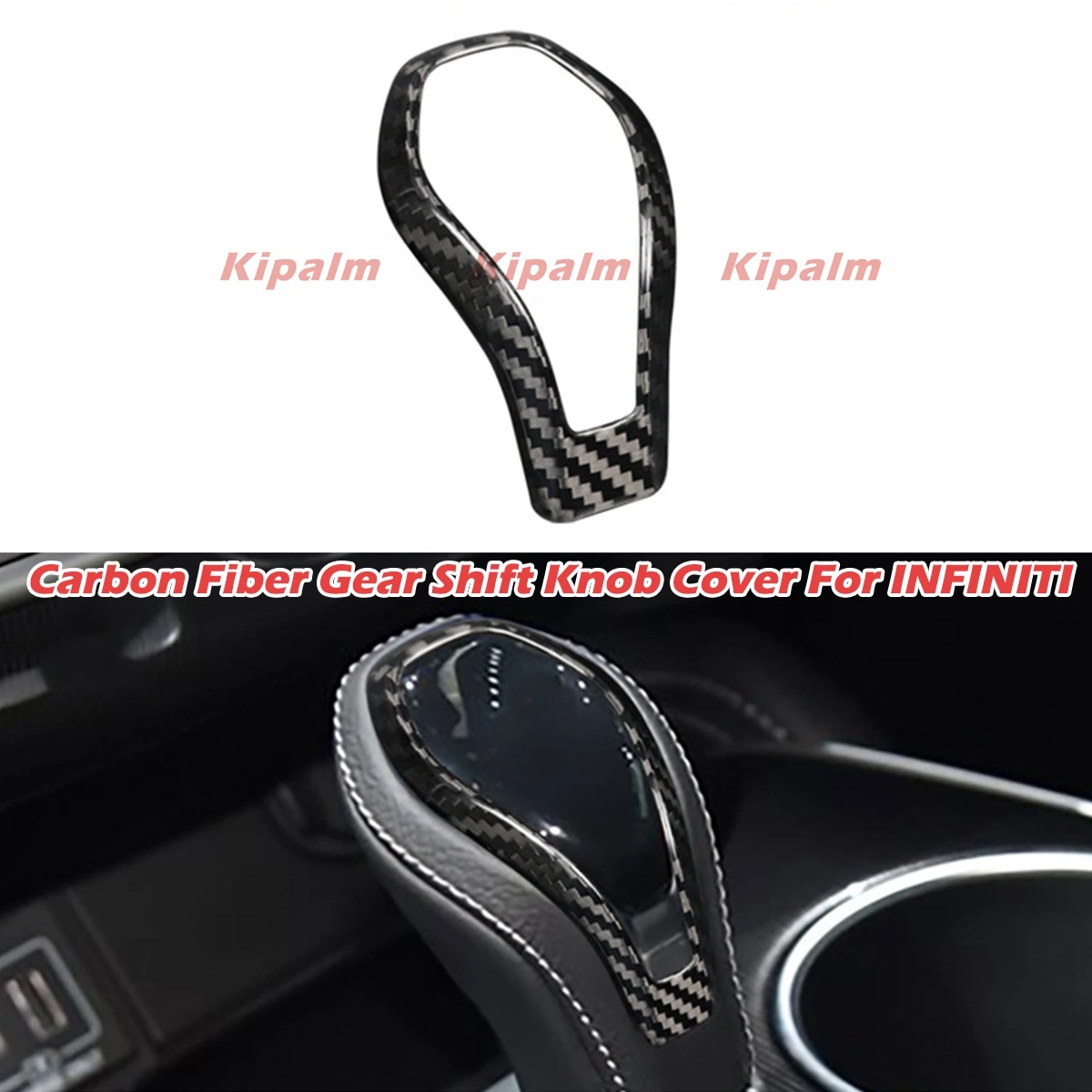 Interior Carbon Fiber Car Gear Knob Handle Ball Sticker for Infiniti Q50 Q60 QX60 QX80 2018-2022
Interior Carbon Fiber Car Gear Knob Handle Ball Sticker for Infiniti Q50 Q60 QX60 QX80 2018-2022