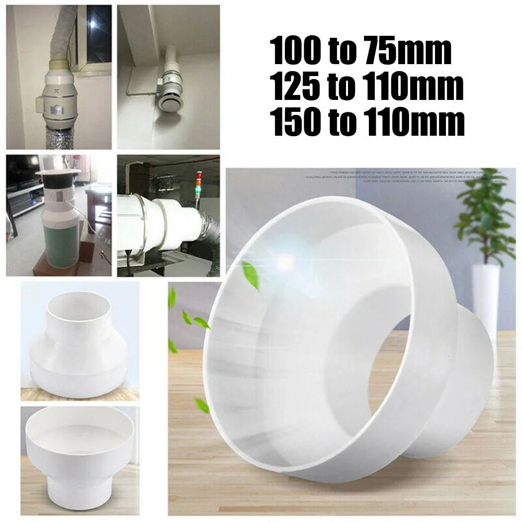 Connections Adapter Pipe Reducer Ventilation Fittings Plastic Reducer Ventilation 100to75 125 To110 ABS Adapter
Connections Adapter Pipe Reducer Ventilation Fittings Plastic Reducer Ventilation 100to75 125 To110 ABS Adapter