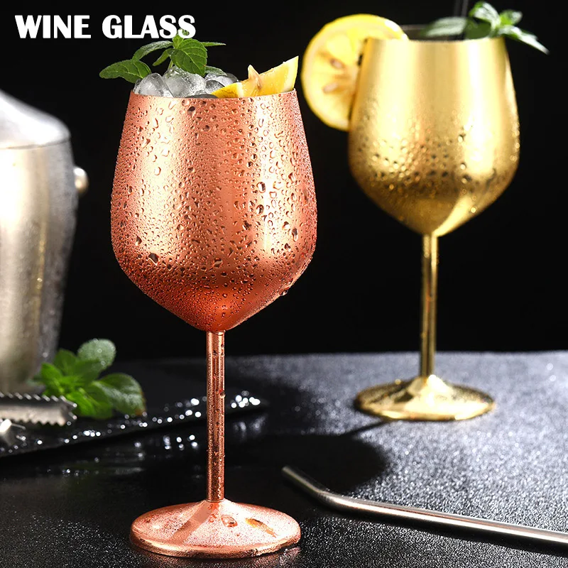 Stainless Steel Goblet Red Wine Glass Drop-Resistant Drum Type Copper Plated Wine Glass Wine Glass Cup Wine Glass Kitchen Tools
Stainless Steel Goblet Red Wine Glass Drop-Resistant Drum Type Copper Plated Wine Glass Wine Glass Cup Wine Glass Kitchen Tools
