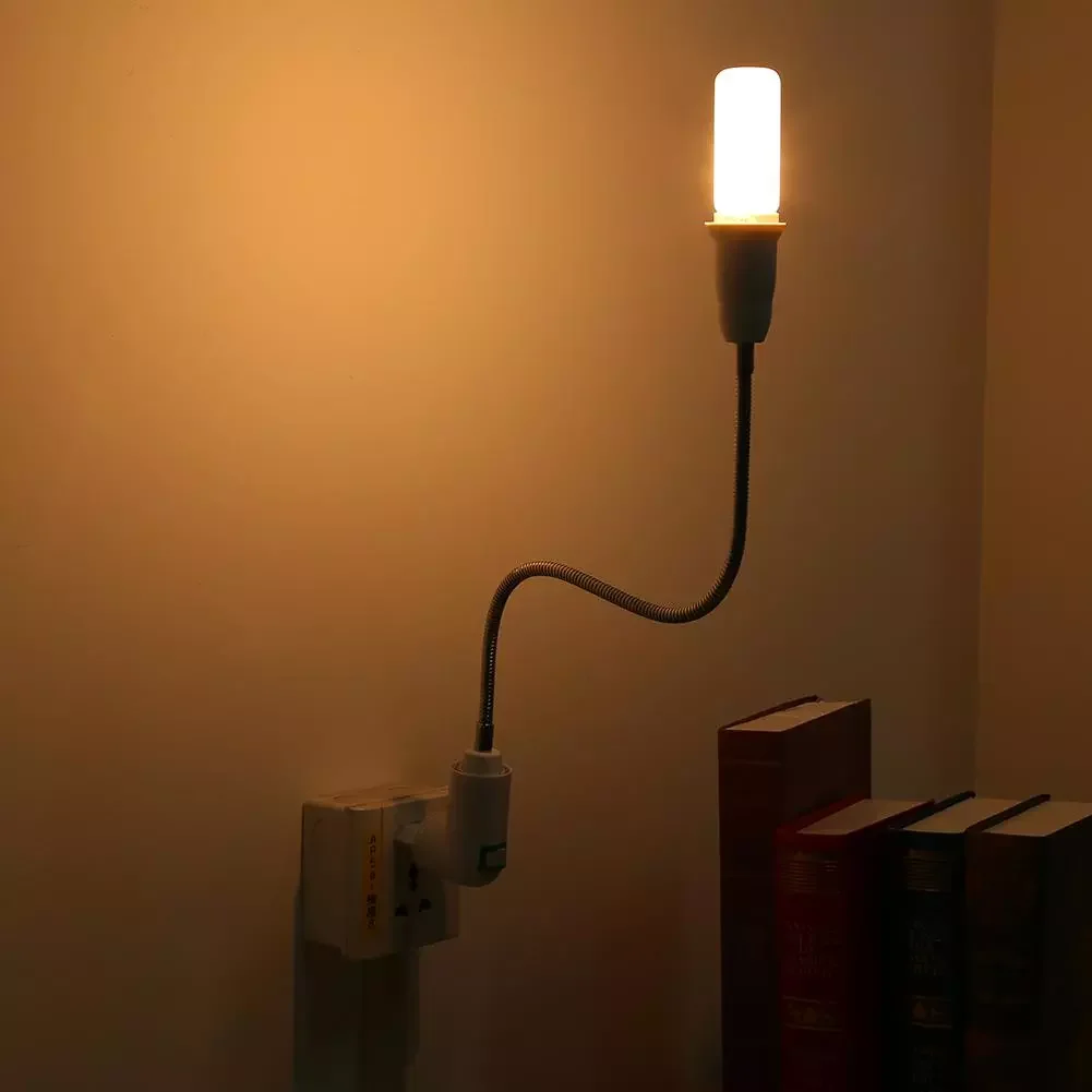 E27-E27 Adjustable Rotating Flexible Extension Lamp Base Adapter Converter LED Bulb Elongation Holder Socket Elongation Holder
E27-E27 Adjustable Rotating Flexible Extension Lamp Base Adapter Converter LED Bulb Elongation Holder Socket Elongation Holder