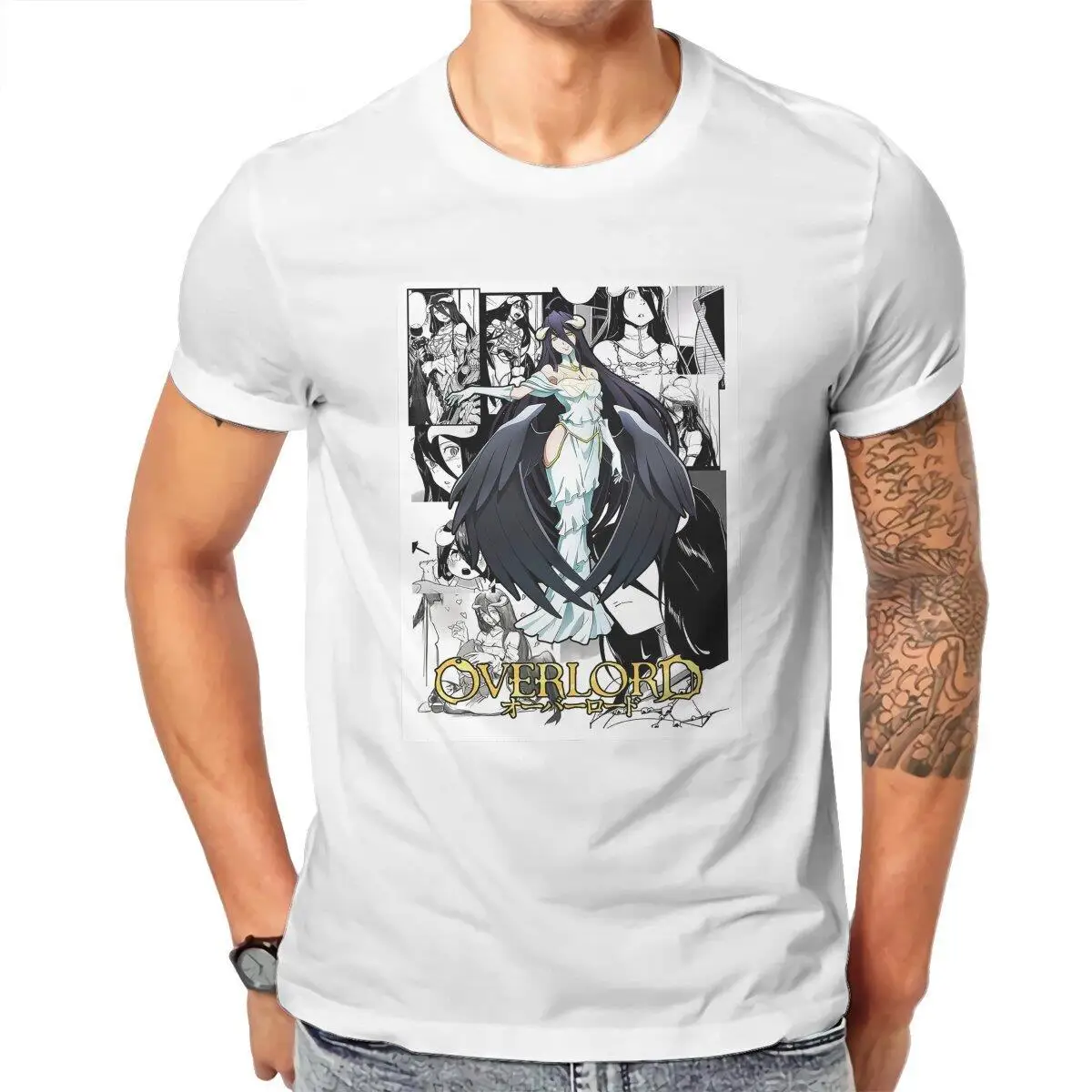 Men Overlord Albedo Manga T Shirts Cotton Tops Vintage Short Sleeve O Neck Tee Shirt New Arrival T-Shirts
Men Overlord Albedo Manga T Shirts Cotton Tops Vintage Short Sleeve O Neck Tee Shirt New Arrival T-Shirts