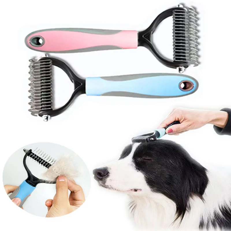Groomer Knot Dogs Comb Puppy And Brush Comb Grooming Dematting Pet Cat Brush Tools Dog Pets Shedding Removal Fur Trimming Hair
Groomer Knot Dogs Comb Puppy And Brush Comb Grooming Dematting Pet Cat Brush Tools Dog Pets Shedding Removal Fur Trimming Hair